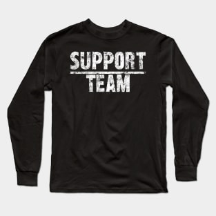 Sturdy Support Squad: Vintage Style Tee Long Sleeve T-Shirt